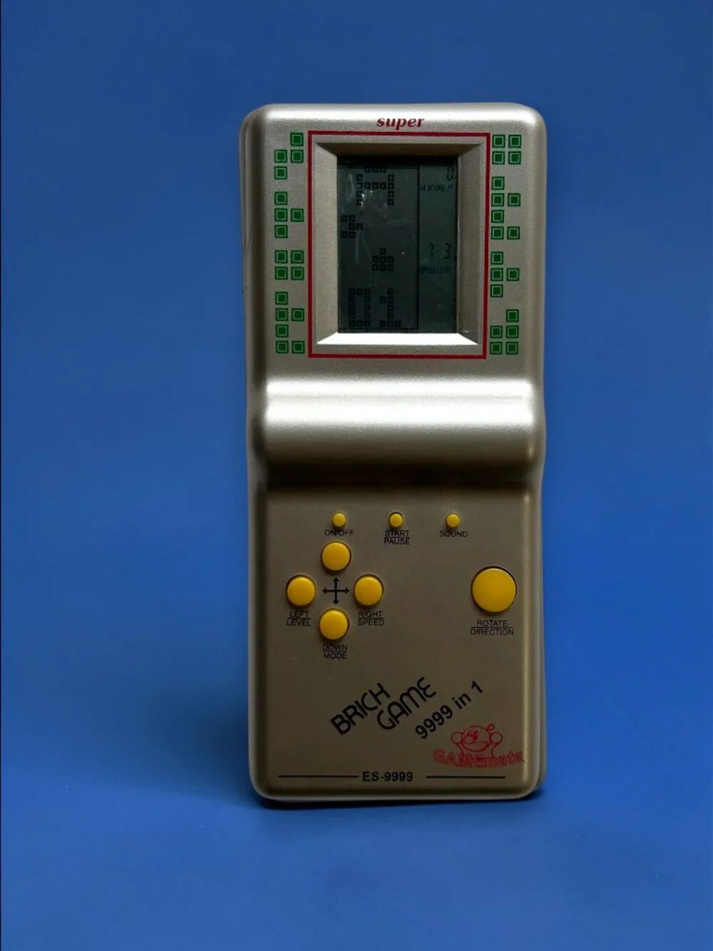 (Video) Handheld Brick Game E9999 Tetris Style LCD Electronic Game 9999 in 1